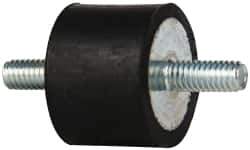 Tech Products - 105 Lb Capacity, 5/16-18 Stud/Stud Vibration Isolator - 1-1/2" Diam, 1" High - Apex Tool & Supply