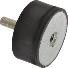 Tech Products - 980 Lb Capacity, 1/2-13 Plate/Stud Vibration Isolator - 3-1/8" Diam, 1-1/2" High - Apex Tool & Supply