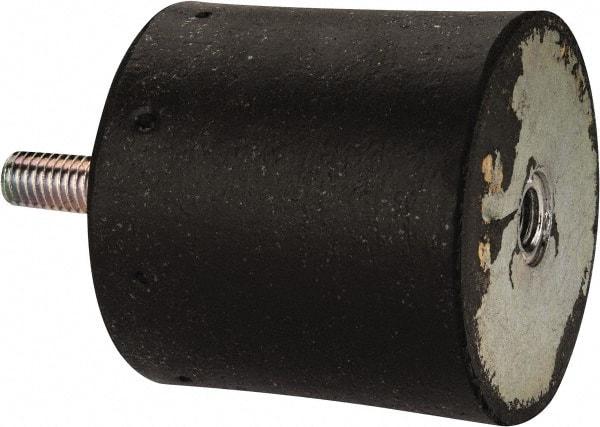 Tech Products - 690 Lb Capacity, 1/2-13 Plate/Stud Vibration Isolator - 3-1/8" Diam, 3" High - Apex Tool & Supply