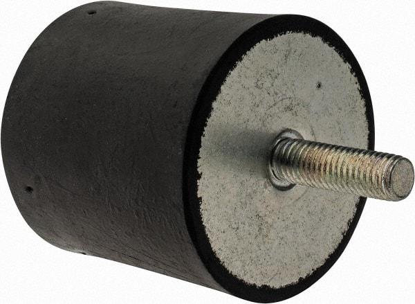 Tech Products - 1190 Lb Capacity, 1/2-13 Plate/Stud Vibration Isolator - 3-1/8" Diam, 3" High - Apex Tool & Supply