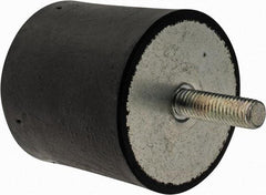 Tech Products - 1190 Lb Capacity, 1/2-13 Plate/Stud Vibration Isolator - 3-1/8" Diam, 3" High - Apex Tool & Supply