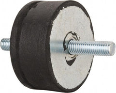 Tech Products - 540 Lb Capacity, 1/2-13 Stud/Stud Vibration Isolator - 3-1/8" Diam, 1-1/2" High - Apex Tool & Supply