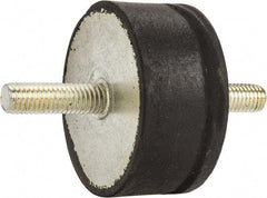 Tech Products - 980 Lb Capacity, 1/2-13 Stud/Stud Vibration Isolator - 3-1/8" Diam, 1-1/2" High - Apex Tool & Supply