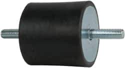 Tech Products - 1190 Lb Capacity, 1/2-13 Stud/Stud Vibration Isolator - 3-1/8" Diam, 3" High - Apex Tool & Supply