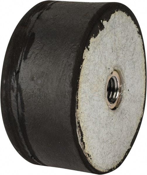 Tech Products - 1260 Lb Capacity, 1/2-13 Plate/Plate Vibration Isolator - 3-1/8" Diam, 1-1/2" High - Apex Tool & Supply