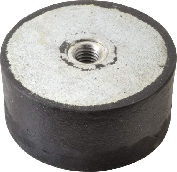 Tech Products - 1550 Lb Capacity, 1/2-13 Plate/Plate Vibration Isolator - 3-1/8" Diam, 1-1/2" High - Apex Tool & Supply