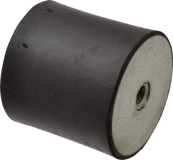 Tech Products - 250 Lb Capacity, 1/2-13 Plate/Plate Vibration Isolator - 3-1/8" Diam, 3" High - Apex Tool & Supply
