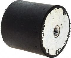 Tech Products - 410 Lb Capacity, 1/2-13 Plate/Plate Vibration Isolator - 3-1/8" Diam, 3" High - Apex Tool & Supply