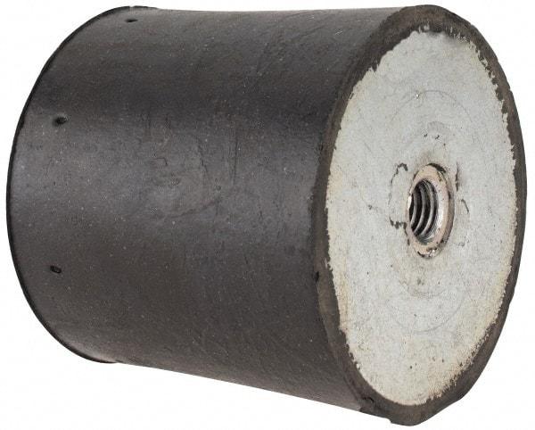 Tech Products - 1190 Lb Capacity, 1/2-13 Plate/Plate Vibration Isolator - 3-1/8" Diam, 3" High - Apex Tool & Supply