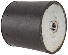 Tech Products - 1190 Lb Capacity, 1/2-13 Plate/Plate Vibration Isolator - 3-1/8" Diam, 3" High - Apex Tool & Supply