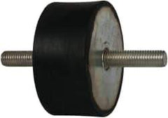 Tech Products - 360 Lb Capacity, M12 Stud/Stud Vibration Isolator - 79mm Diam, 38mm High - Apex Tool & Supply