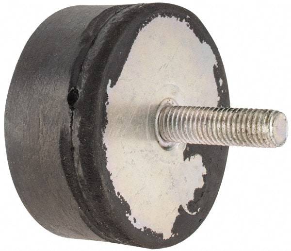 Tech Products - 540 Lb Capacity, M12 Plate/Plate Vibration Isolator - 79mm Diam, 38mm High - Apex Tool & Supply