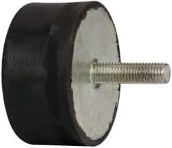 Tech Products - 760 Lb Capacity, M12 Plate/Plate Vibration Isolator - 79mm Diam, 38mm High - Apex Tool & Supply