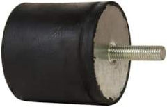 Tech Products - 910 Lb Capacity, M12 Plate/Plate Vibration Isolator - 79mm Diam, 76mm High - Apex Tool & Supply