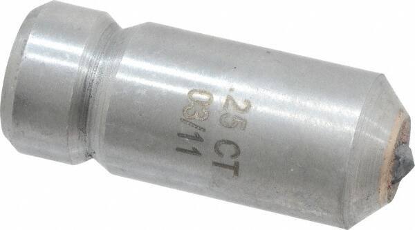 Made in USA - 1/4 Carat Single Point Diamond Dresser - 1-1/8" Long x 7/16" Shank Diam - Apex Tool & Supply