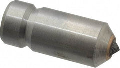 Made in USA - 1/2 Carat Single Point Diamond Dresser - 1-1/8" Long x 7/16" Shank Diam - Apex Tool & Supply