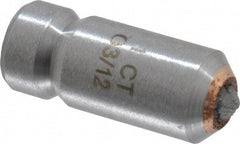 Made in USA - 1 Carat Single Point Diamond Dresser - 1-1/8" Long x 7/16" Shank Diam - Apex Tool & Supply