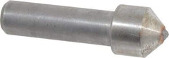 Made in USA - 3/4 Carat Single Point Diamond Dresser - 1-1/2" Long x 7/16" Shank Diam, 5/8" Diam x 5/8" Thick Head - Apex Tool & Supply