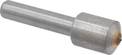 Made in USA - 1/4 Carat Single Point Diamond Dresser - 1-1/8" Long x 1/4" Shank Diam, 7/16" Diam x 5/8" Thick Head - Apex Tool & Supply