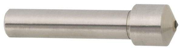 Made in USA - 2 Carat Single Point Diamond Dresser - 2" Long x 7/16" Shank Diam, 5/8" Diam x 5/8" Thick Head - Apex Tool & Supply