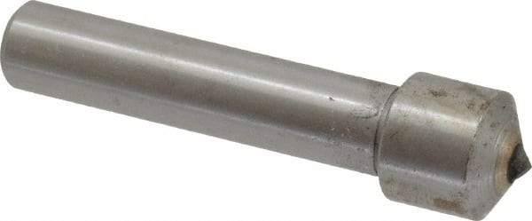 Value Collection - 1 Carat Single Point Diamond Dresser - 2" Long x 7/16" Shank Diam, 5/8" Diam x 5/8" Thick Head - Apex Tool & Supply