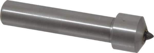 Value Collection - 2 Carat Single Point Diamond Dresser - 2" Long x 7/16" Shank Diam, 5/8" Diam x 5/8" Thick Head - Apex Tool & Supply