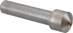 Made in USA - 1/4 Carat Single Point Diamond Dresser - 2" Long x 7/16" Shank Diam, 5/8" Diam x 5/8" Thick Head - Apex Tool & Supply