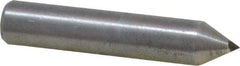Tru-Maxx - 1/4 Carat Single Point Diamond Dresser - 2" Long x 3/8" Shank Diam - Apex Tool & Supply