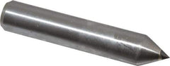 Made in USA - 1/2 Carat Single Pencil Point Diamond Dresser - 2" Long x 3/8" Shank Diam, 60° Included Angle - Apex Tool & Supply