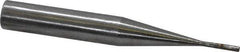 Made in USA - 3/64" Point Diam Rat Tail Radius Dresser - 3" Long x 3/8" Shank Diam - Apex Tool & Supply