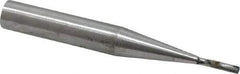 Made in USA - 1/16" Point Diam Rat Tail Radius Dresser - 3" Long x 3/8" Shank Diam - Apex Tool & Supply