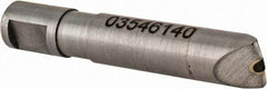 Made in USA - 0.025" Radius Single Point Diaform Diamond Dresser - 2-1/4" Long x 1/4" Shank Diam, 60° Included Angle - Apex Tool & Supply