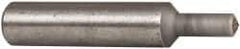 Made in USA - 0.01" Radius Single Point Diamond Dresser - 2" Long x 3/8" Shank Diam - Apex Tool & Supply
