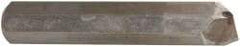 Made in USA - 0.02" Single Point Diamond Dresser - 1-3/4" Long x 5/16" Shank Diam, 72° Included Angle - Apex Tool & Supply