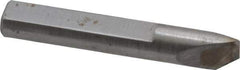 Made in USA - 0.005" Single Point Diamond Dresser - 1-9/16" Long x 1/4" Shank Diam, 40° Included Angle - Apex Tool & Supply
