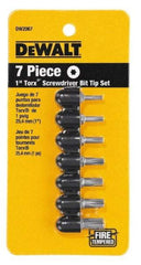 DeWALT - 7 Piece, Screwdriver Bit Set - Torx - Apex Tool & Supply