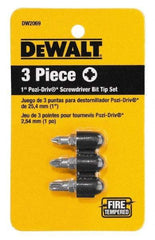DeWALT - 3 Piece, Screwdriver Bit Set - Apex Tool & Supply