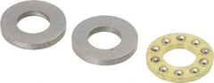 Boston Gear - 5/16" Inside x 5/8" Outside Diam, 1/4" Thick, Alloy Steel Ball Thrust Bearing - Apex Tool & Supply