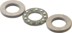 Boston Gear - 3/8" Inside x 11/16" Outside Diam, 9/32" Thick, Stainless Steel Ball Thrust Bearing - Apex Tool & Supply