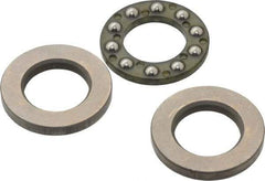 Boston Gear - 1/2" Inside x 7/8" Outside Diam, 3/8" Thick, Stainless Steel Ball Thrust Bearing - Apex Tool & Supply
