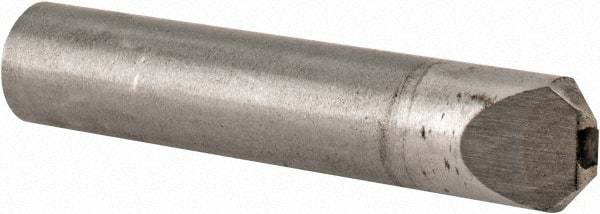 Value Collection - 3/4 Carat Single Point Chisel Edge Diamond - 2" Long x 3/8" Shank Diam, 60° Included Angle - Apex Tool & Supply
