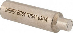 Norton - 1R-J, 1-1/2" Long x 7/16" Shank Diam Multi-Point Diamond Dresser - Grit Impregnated, 1/4" Diam Head - Apex Tool & Supply