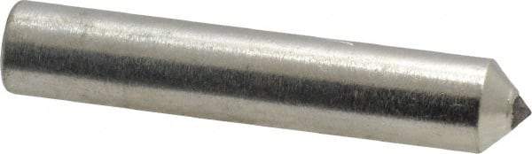 Norton - 1/3 Carat Single Point Diamond Dresser - 2" Long x 3/8" Shank Diam, 60° Included Angle - Apex Tool & Supply
