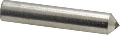 Norton - 1/3 Carat Single Point Diamond Dresser - 2" Long x 3/8" Shank Diam, 60° Included Angle - Apex Tool & Supply