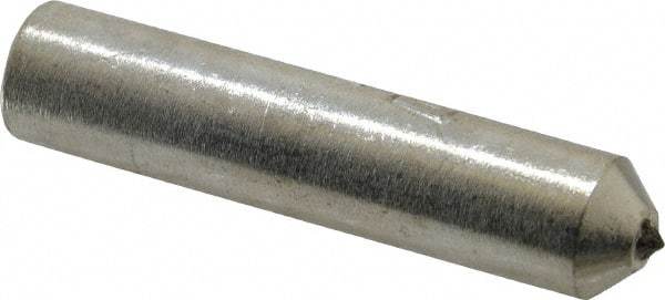 Norton - 1/3 Carat Single Point Diamond Dresser - 2" Long x 7/16" Shank Diam, 60° Included Angle - Apex Tool & Supply
