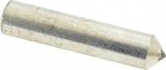 Norton - 3/4 Carat Single Point Diamond Dresser - 2" Long x 7/16" Shank Diam, 90° Included Angle - Apex Tool & Supply