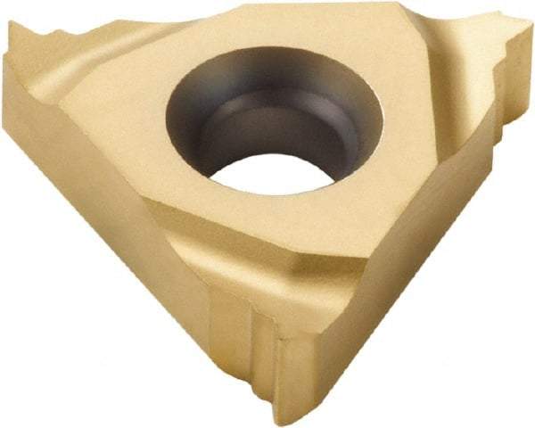 Seco - 11NL Internal Left Hand ISO Laydown Threading Insert - Grade CP500, TiAlN/TiN Coated Carbide, 6.35mm Inscribed Circle - Apex Tool & Supply