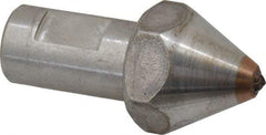 Norton - 1/3 Carat Single Point Diamond Dresser - 1-7/16" Long x 7/16" Shank Diam, 60° Included Angle - Apex Tool & Supply