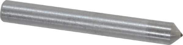 Norton - 1" Long x 1/8" Shank Diam Single Point Diamond Dresser - Convex Radius, 90° Included Angle - Apex Tool & Supply