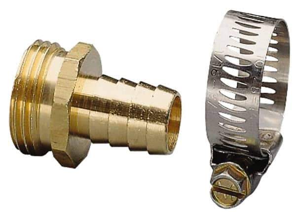 Nelson - 3/4 Garden Hose Fitting - Brass, Male Connector - Apex Tool & Supply